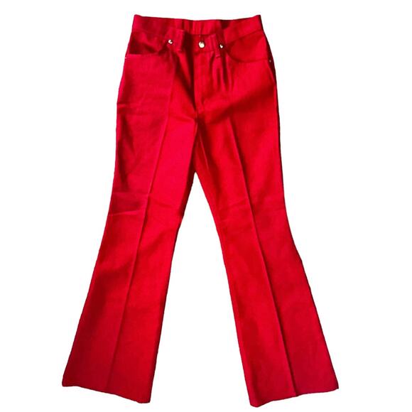 Collectors Dream! NOS VINTAGE 1970’s Red Wrangler Jeans Junior Size 7/8 - Picture 3 of 16